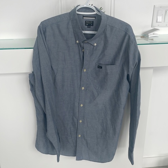 RVCA slim fit button down - That’ll do Oxford - style - Picture 1 of 5